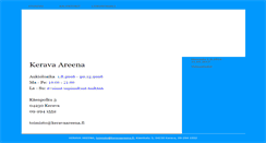 Desktop Screenshot of keravaareena.fi
